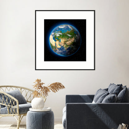 Planet Earth Posters For Living Room Wall-Square Posters NOT FRAMED-CetArt-8″x8″ inches-CetArt