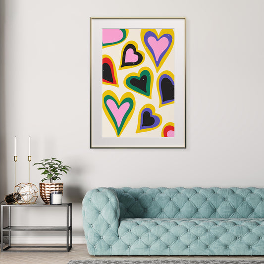 Pop Art Heart Room Posters For Girls-Vertical Posters NOT FRAMED-CetArt-8″x10″ inches-CetArt