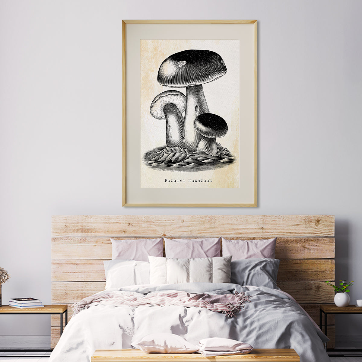 Porcini Mushroom Vintage Posters For Room-Vertical Posters NOT FRAMED-CetArt-8″x10″ inches-CetArt