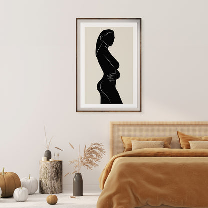 Women Silhouette Boho Art Posters For Home Decor-Vertical Posters NOT FRAMED-CetArt-8″x10″ inches-CetArt