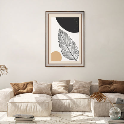 Modern Abstract Leaves Poster Art Decor-Vertical Posters NOT FRAMED-CetArt-8″x10″ inches-CetArt