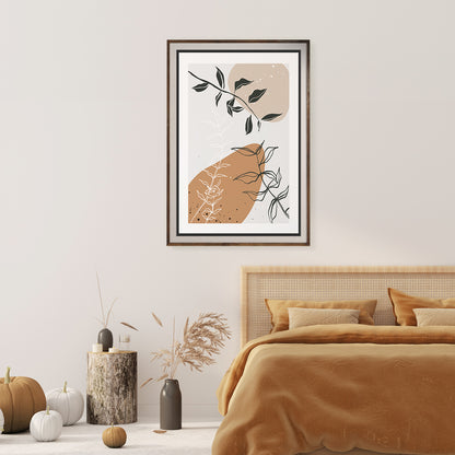 Leaves Modern Art Prints And Posters-Vertical Posters NOT FRAMED-CetArt-8″x10″ inches-CetArt