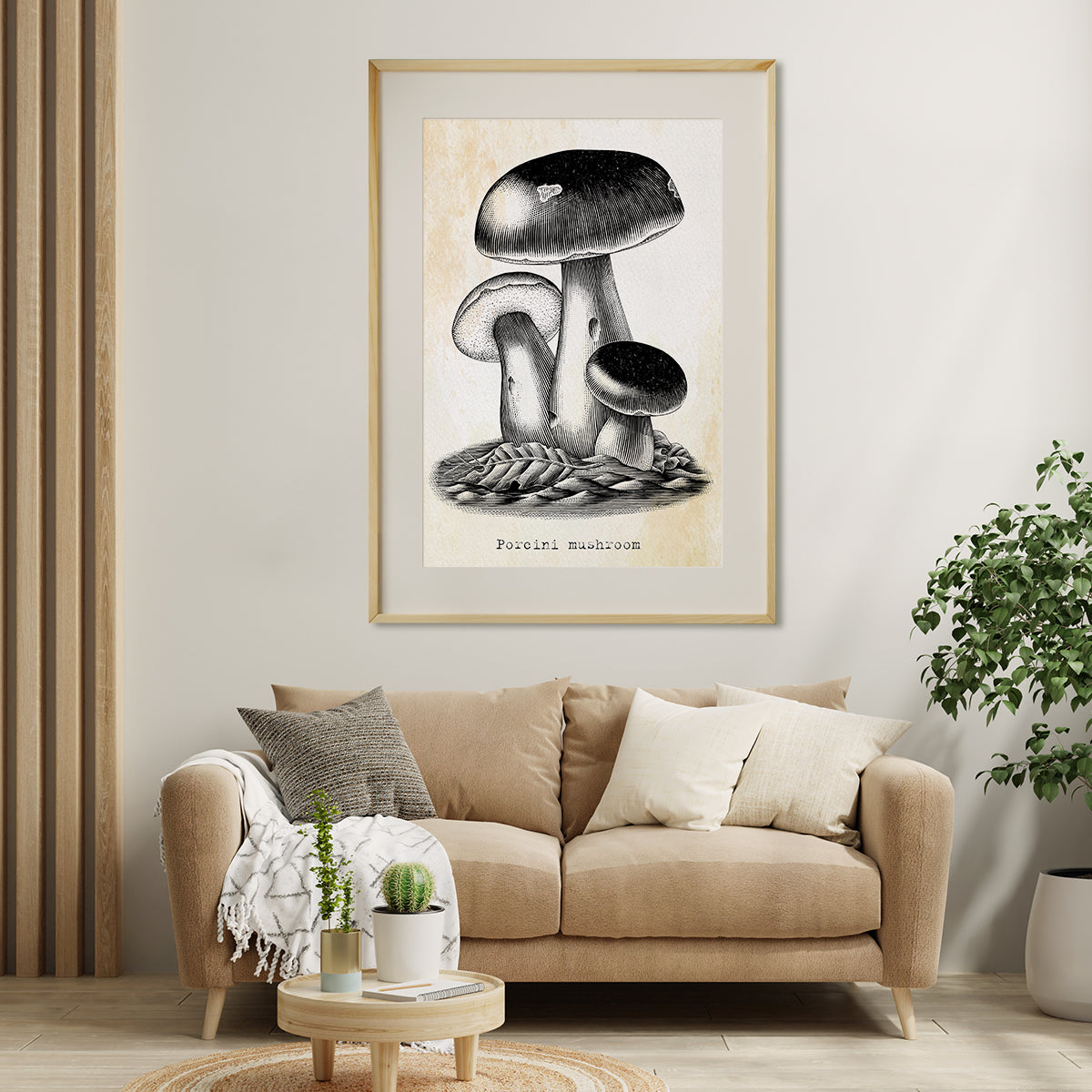 Porcini Mushroom Vintage Posters For Room-Vertical Posters NOT FRAMED-CetArt-8″x10″ inches-CetArt