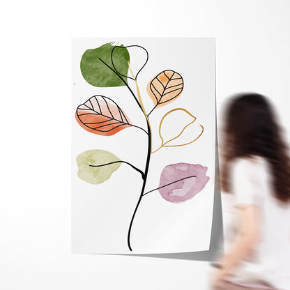 Eucalyptus Plant Living Room Art Posters-Vertical Posters NOT FRAMED-CetArt-8″x10″ inches-CetArt