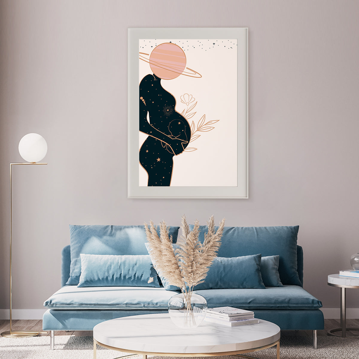 Abstract Pregnant Woman Posters-Vertical Posters NOT FRAMED-CetArt-8″x10″ inches-CetArt