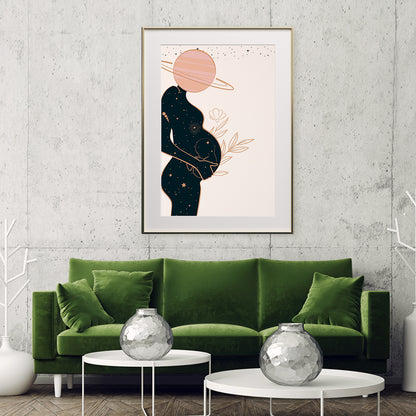 Abstract Pregnant Woman Posters-Vertical Posters NOT FRAMED-CetArt-8″x10″ inches-CetArt