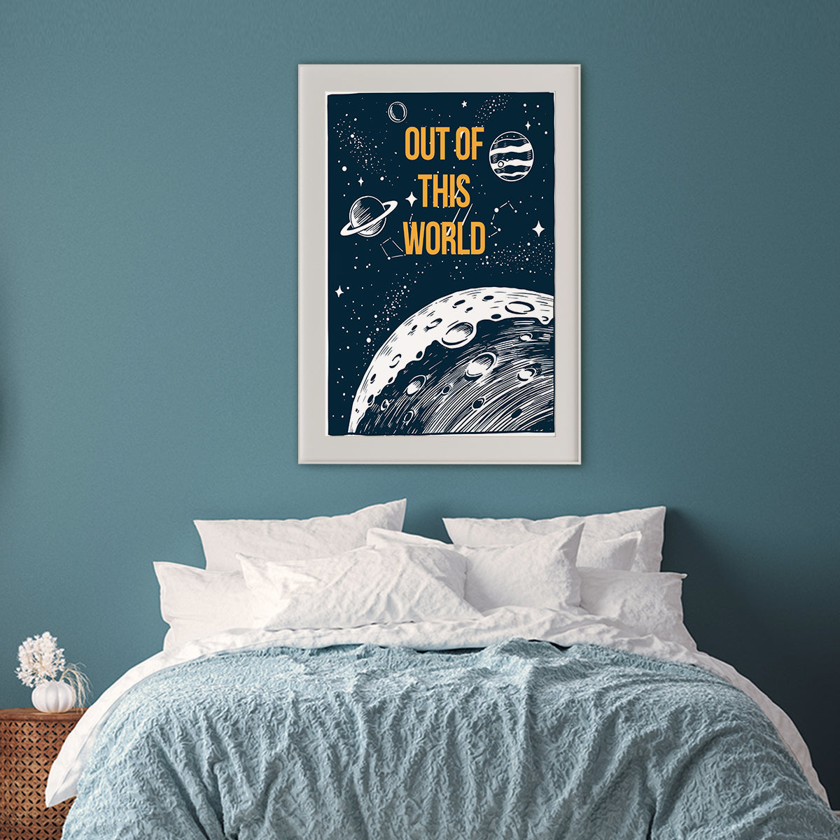 Motivational Quote Posters Out of This World Decor for Wall-Vertical Posters NOT FRAMED-CetArt-8″x10″ inches-CetArt