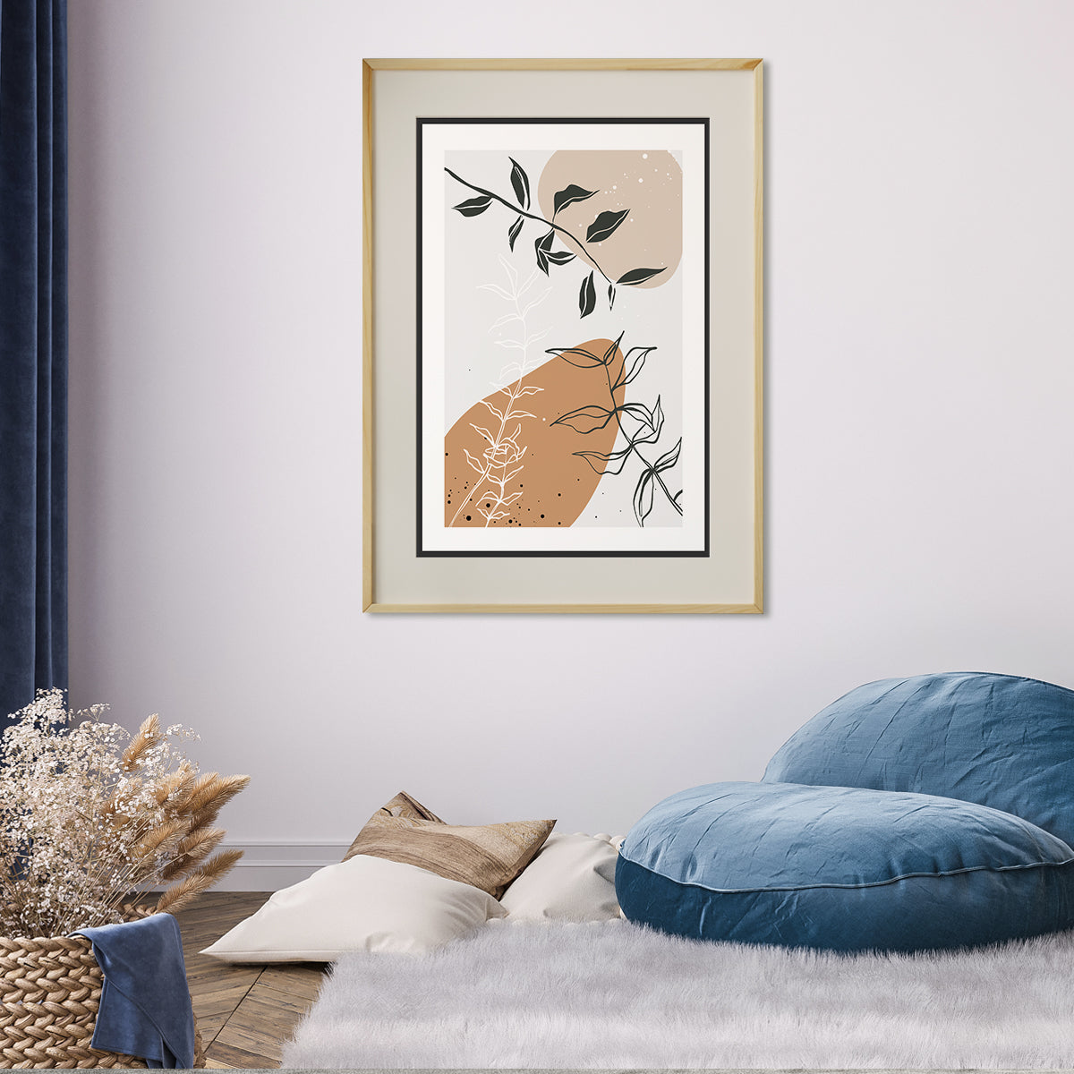 Leaves Modern Art Prints And Posters-Vertical Posters NOT FRAMED-CetArt-8″x10″ inches-CetArt