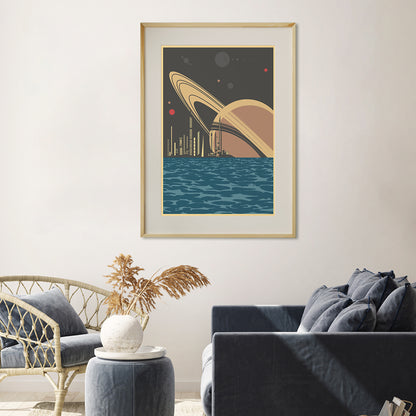 Planet Landscape Vintage Posters Ideas-Vertical Posters NOT FRAMED-CetArt-8″x10″ inches-CetArt