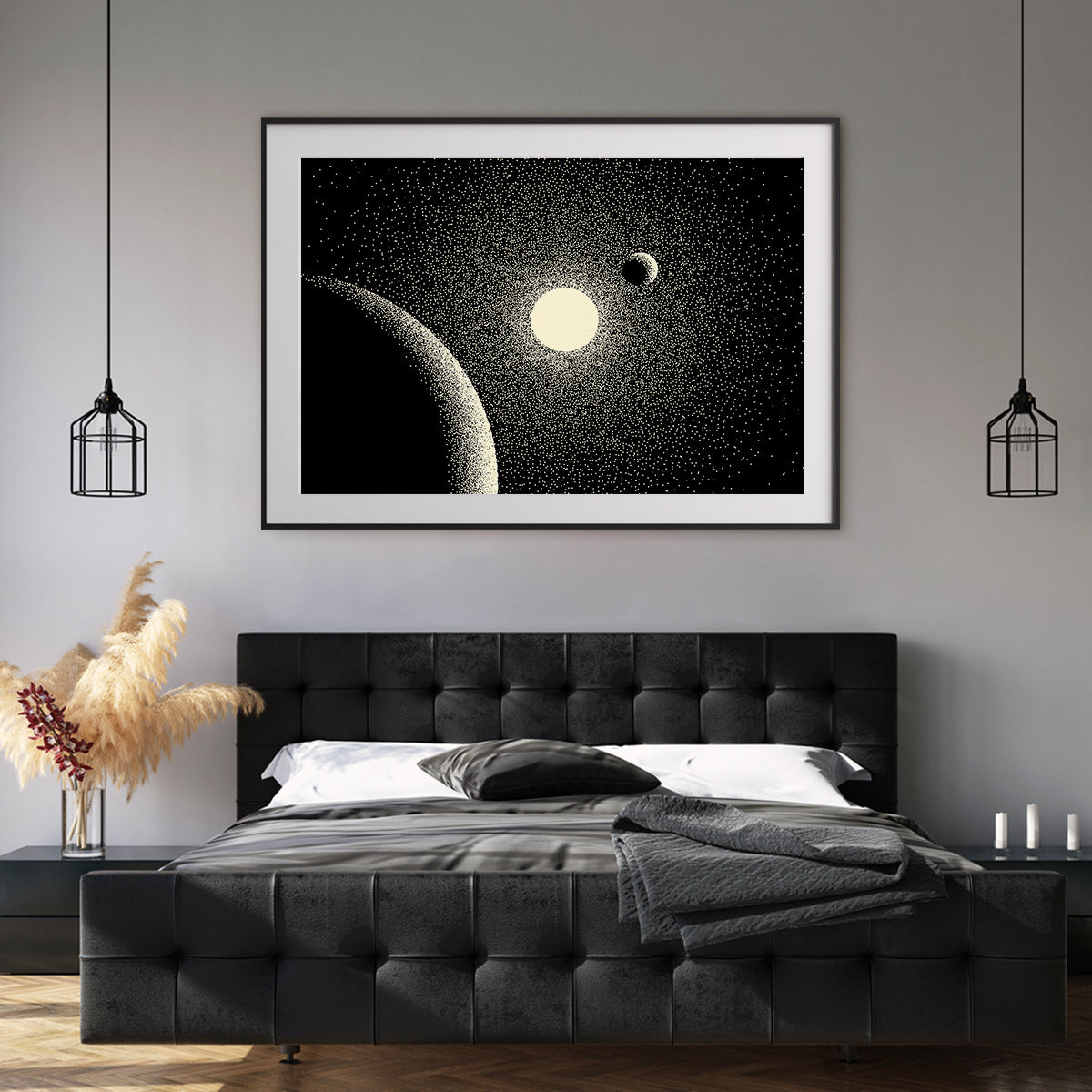 Space Landscape Planet Retro Posters Wall Art-Horizontal Posters NOT FRAMED-CetArt-10″x8″ inches-CetArt