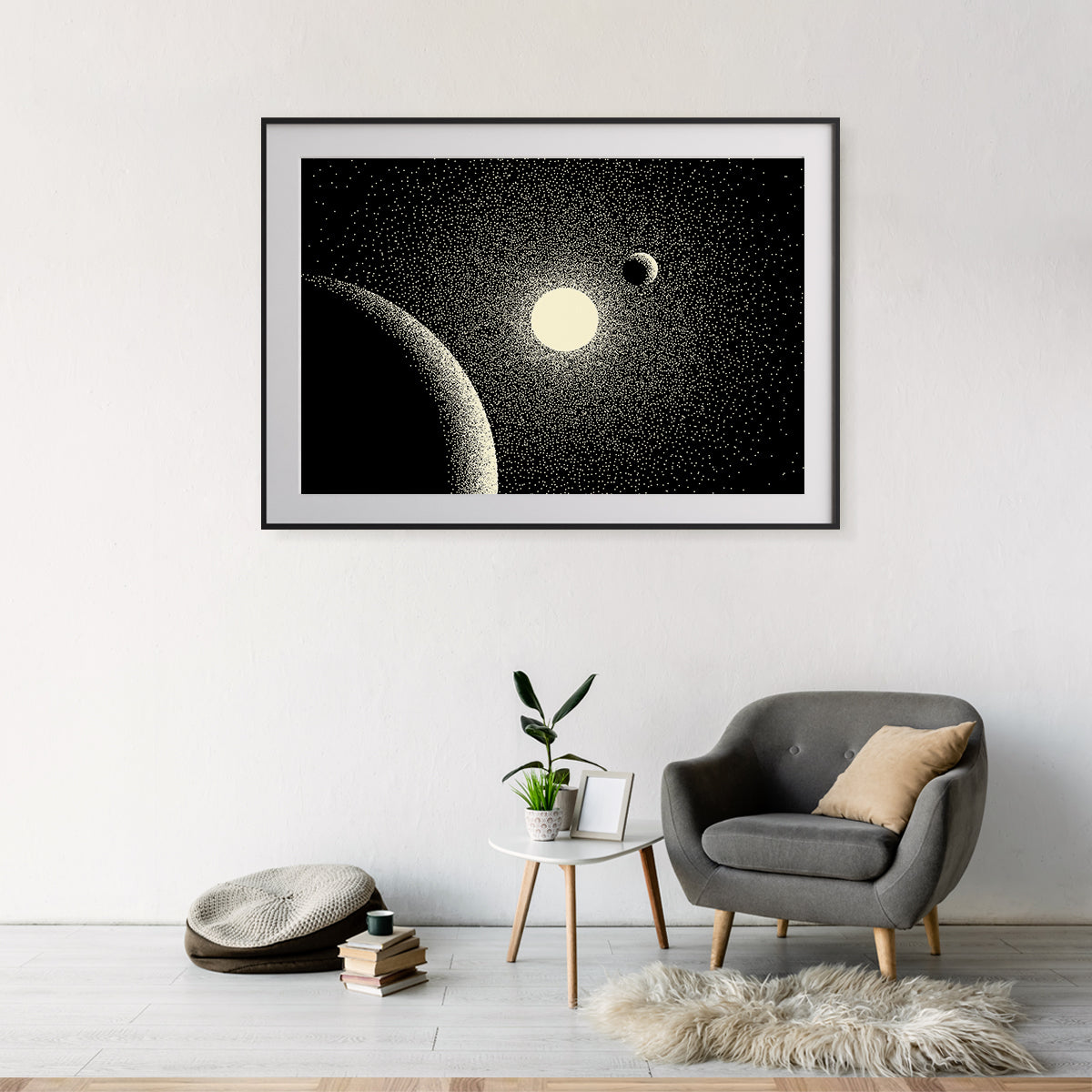 Space Landscape Planet Retro Posters Wall Art-Horizontal Posters NOT FRAMED-CetArt-10″x8″ inches-CetArt