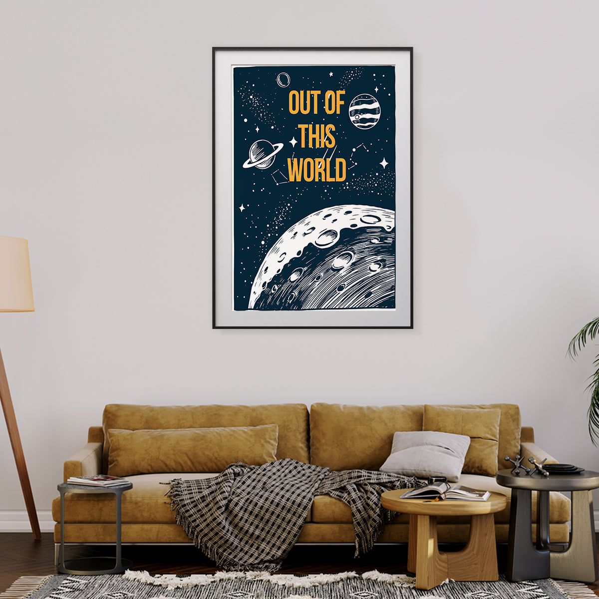 Motivational Quote Posters Out of This World Decor for Wall-Vertical Posters NOT FRAMED-CetArt-8″x10″ inches-CetArt