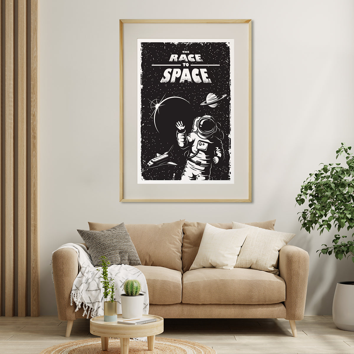 Space with Shuttle Vintage Poster-Vertical Posters NOT FRAMED-CetArt-8″x10″ inches-CetArt