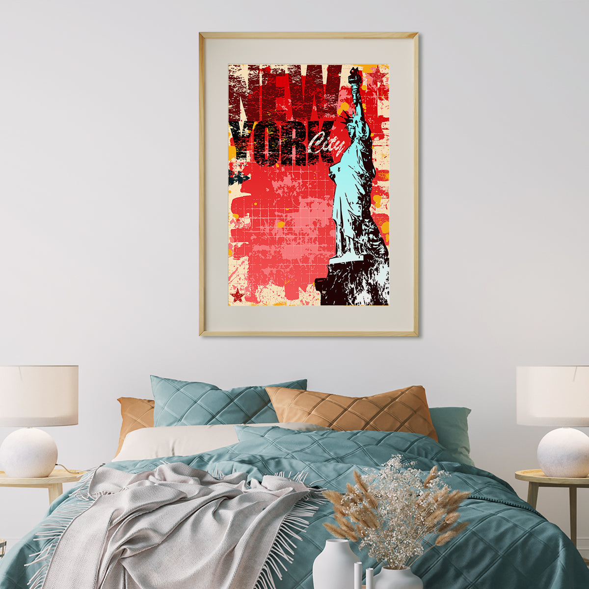 Statue of Liberty Grunge Style Posters For Wall Decor-Vertical Posters NOT FRAMED-CetArt-8″x10″ inches-CetArt