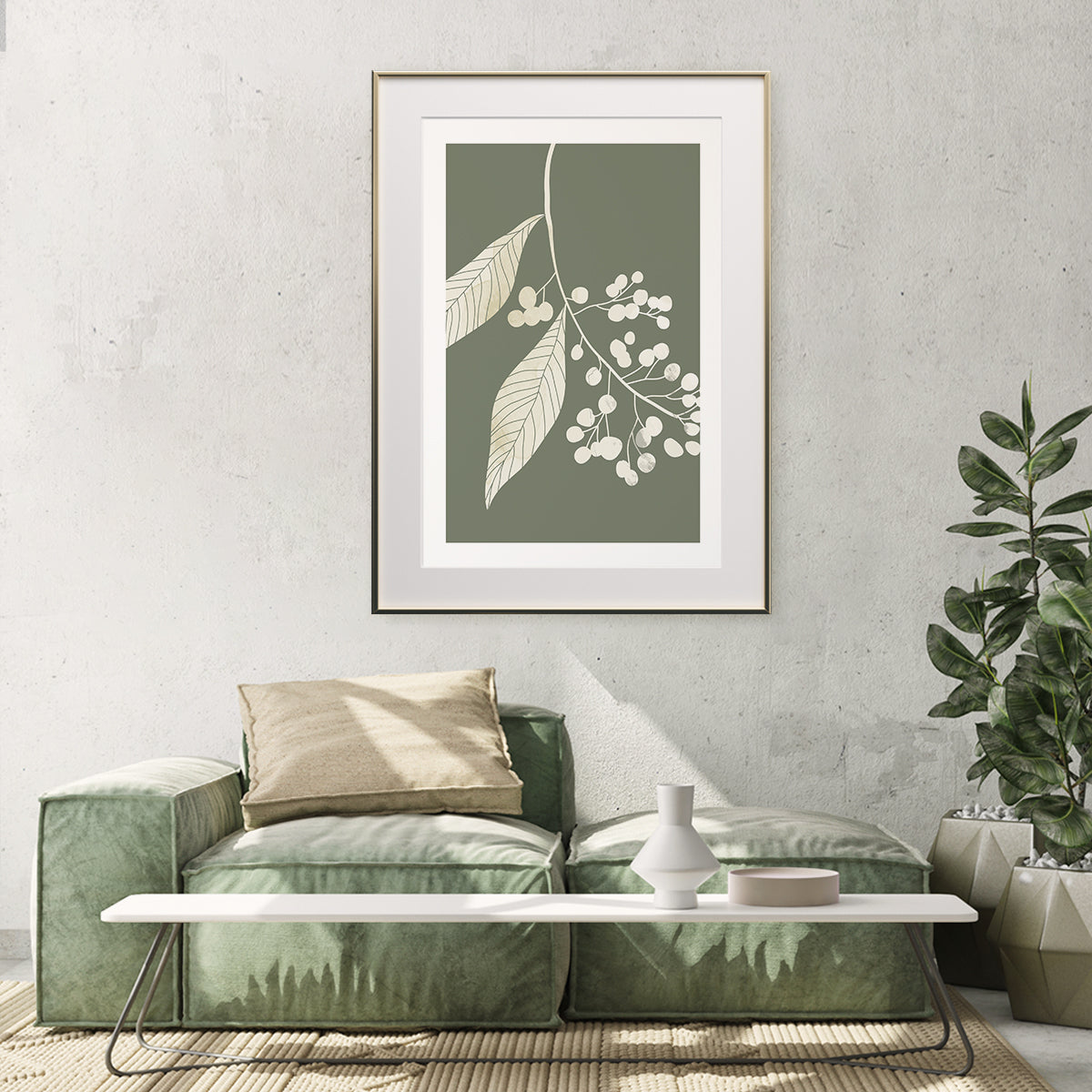 Green Leaf Wall Art Plant Posters-Vertical Posters NOT FRAMED-CetArt-8″x10″ inches-CetArt