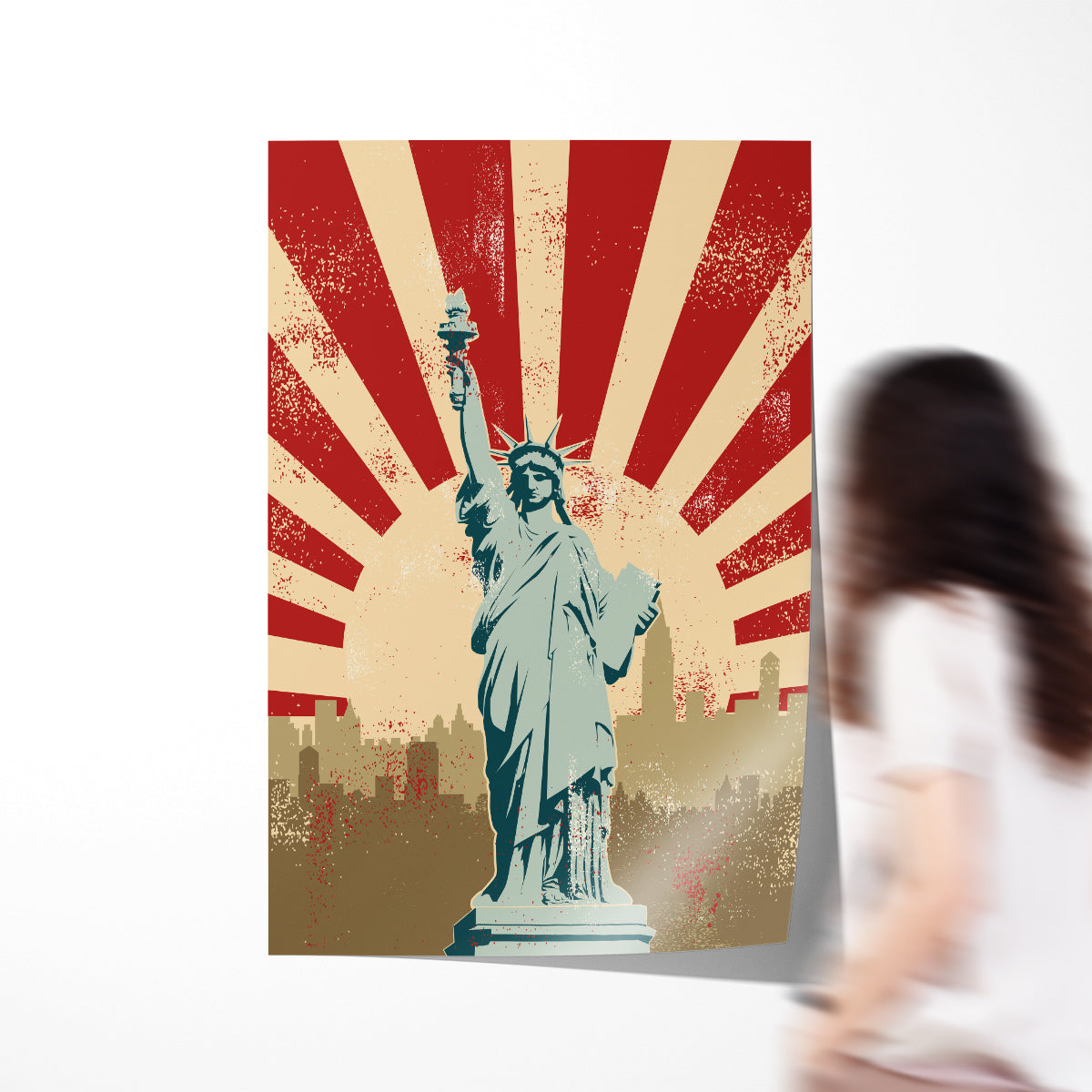 Statue of Liberty New York City Vintage Posters Ideas-Vertical Posters NOT FRAMED-CetArt-8″x10″ inches-CetArt