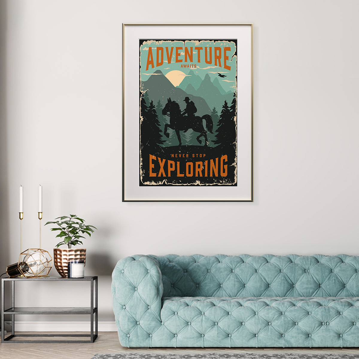 Never Stop Exploring Quotes Posters For Travel Lovers-Vertical Posters NOT FRAMED-CetArt-8″x10″ inches-CetArt