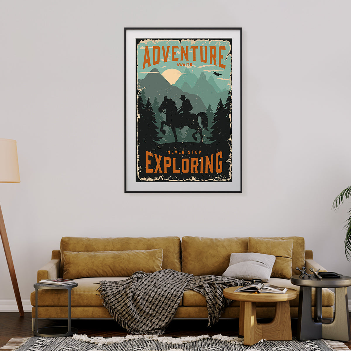 Never Stop Exploring Quotes Posters For Travel Lovers-Vertical Posters NOT FRAMED-CetArt-8″x10″ inches-CetArt