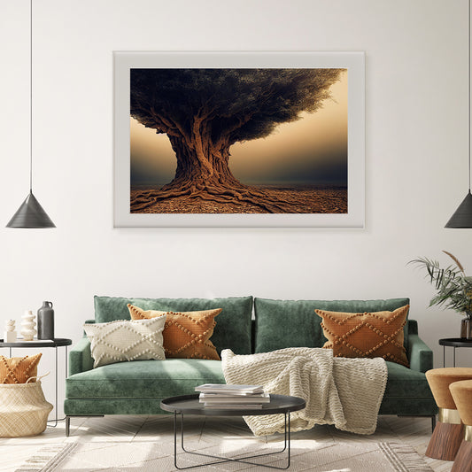 Impressive Large Tree Modern Abstract Art Posters-Horizontal Posters NOT FRAMED-CetArt-10″x8″ inches-CetArt