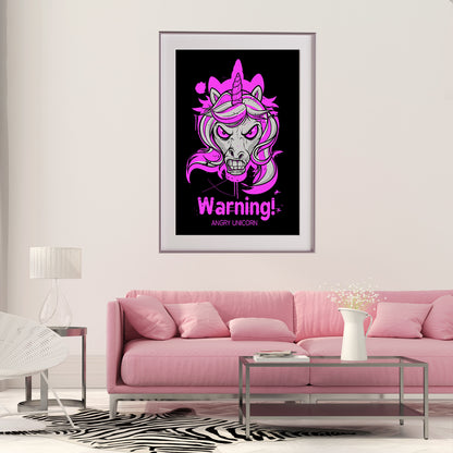 Angry Unicorn Quote Posters for Wall-Vertical Posters NOT FRAMED-CetArt-8″x10″ inches-CetArt