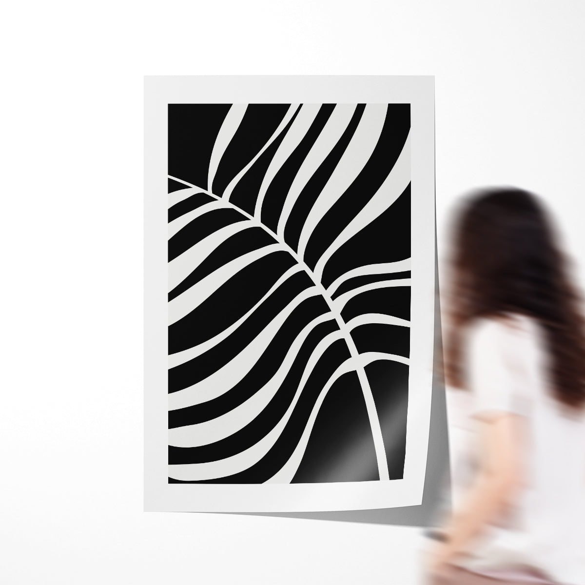 Abstract Leaf Modern Art Prints And Posters-Vertical Posters NOT FRAMED-CetArt-8″x10″ inches-CetArt