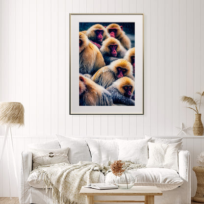 Wild Monkeys Wall Art Posters-Vertical Posters NOT FRAMED-CetArt-8″x10″ inches-CetArt