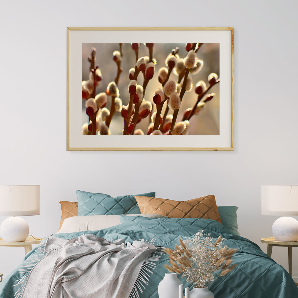 Willow Branches Posters Prints Wall Decor-Horizontal Posters NOT FRAMED-CetArt-10″x8″ inches-CetArt