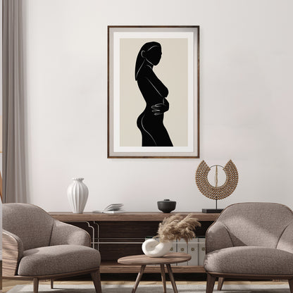 Women Silhouette Boho Art Posters For Home Decor-Vertical Posters NOT FRAMED-CetArt-8″x10″ inches-CetArt