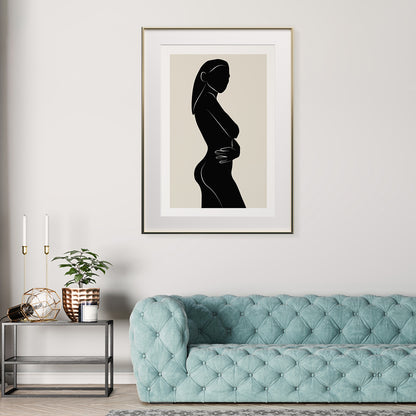 Women Silhouette Boho Art Posters For Home Decor-Vertical Posters NOT FRAMED-CetArt-8″x10″ inches-CetArt