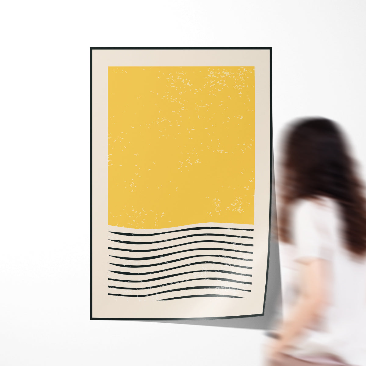 Abstract Minimalist Yellow Poster Wall Art For Your Home-Vertical Posters NOT FRAMED-CetArt-8″x10″ inches-CetArt