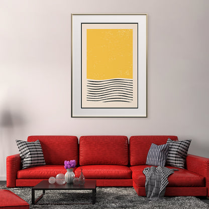 Abstract Minimalist Yellow Poster Wall Art For Your Home-Vertical Posters NOT FRAMED-CetArt-8″x10″ inches-CetArt