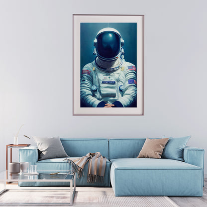 Astronaut in Space Suit Wall Posters For Guys-Vertical Posters NOT FRAMED-CetArt-8″x10″ inches-CetArt