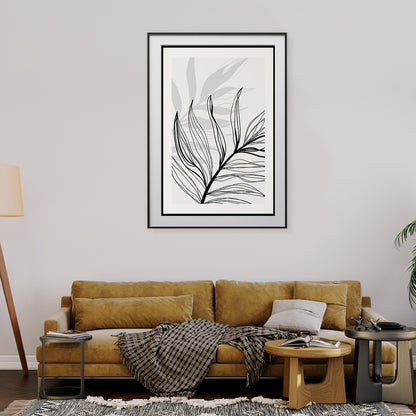 Leaves Silhouette Poster Art Wall Decor-Vertical Posters NOT FRAMED-CetArt-8″x10″ inches-CetArt