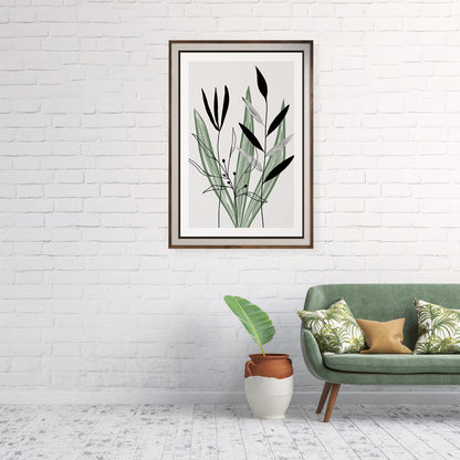 Plants and Leaves Minimalist Posters Wall Art-Vertical Posters NOT FRAMED-CetArt-8″x10″ inches-CetArt