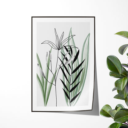 Leaves Minimalist Poster Wall Decor-Vertical Posters NOT FRAMED-CetArt-8″x10″ inches-CetArt