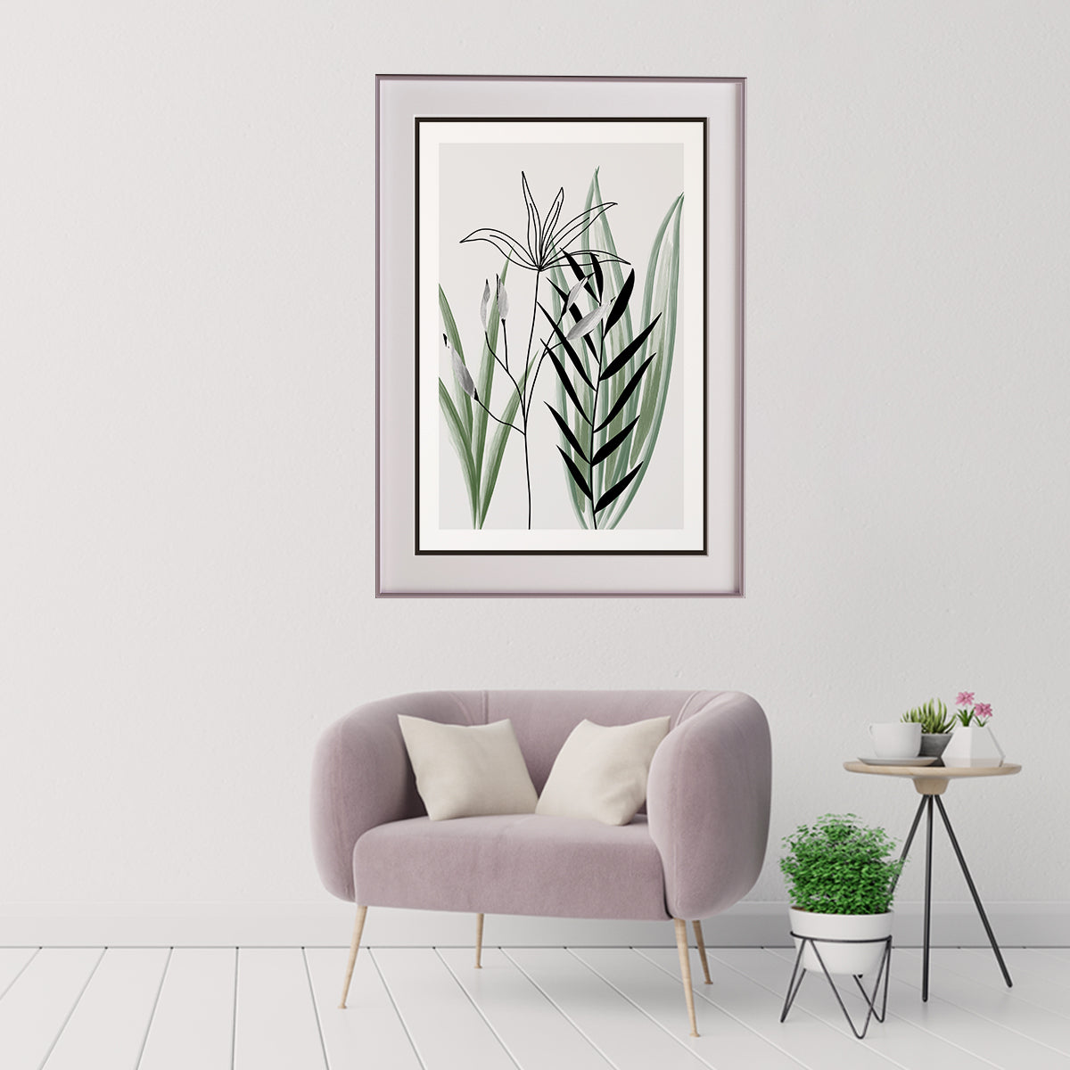 Leaves Minimalist Poster Wall Decor-Vertical Posters NOT FRAMED-CetArt-8″x10″ inches-CetArt