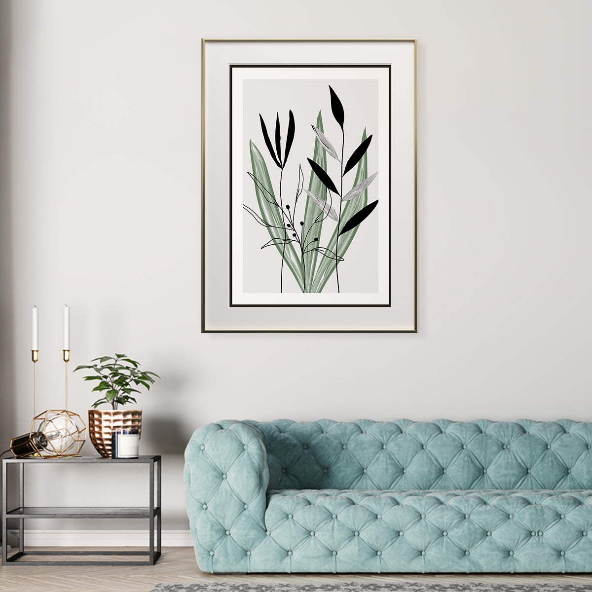 Plants and Leaves Minimalist Posters Wall Art-Vertical Posters NOT FRAMED-CetArt-8″x10″ inches-CetArt