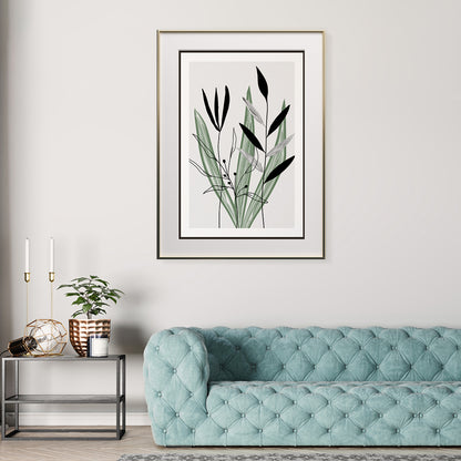 Plants and Leaves Minimalist Posters Wall Art-Vertical Posters NOT FRAMED-CetArt-8″x10″ inches-CetArt